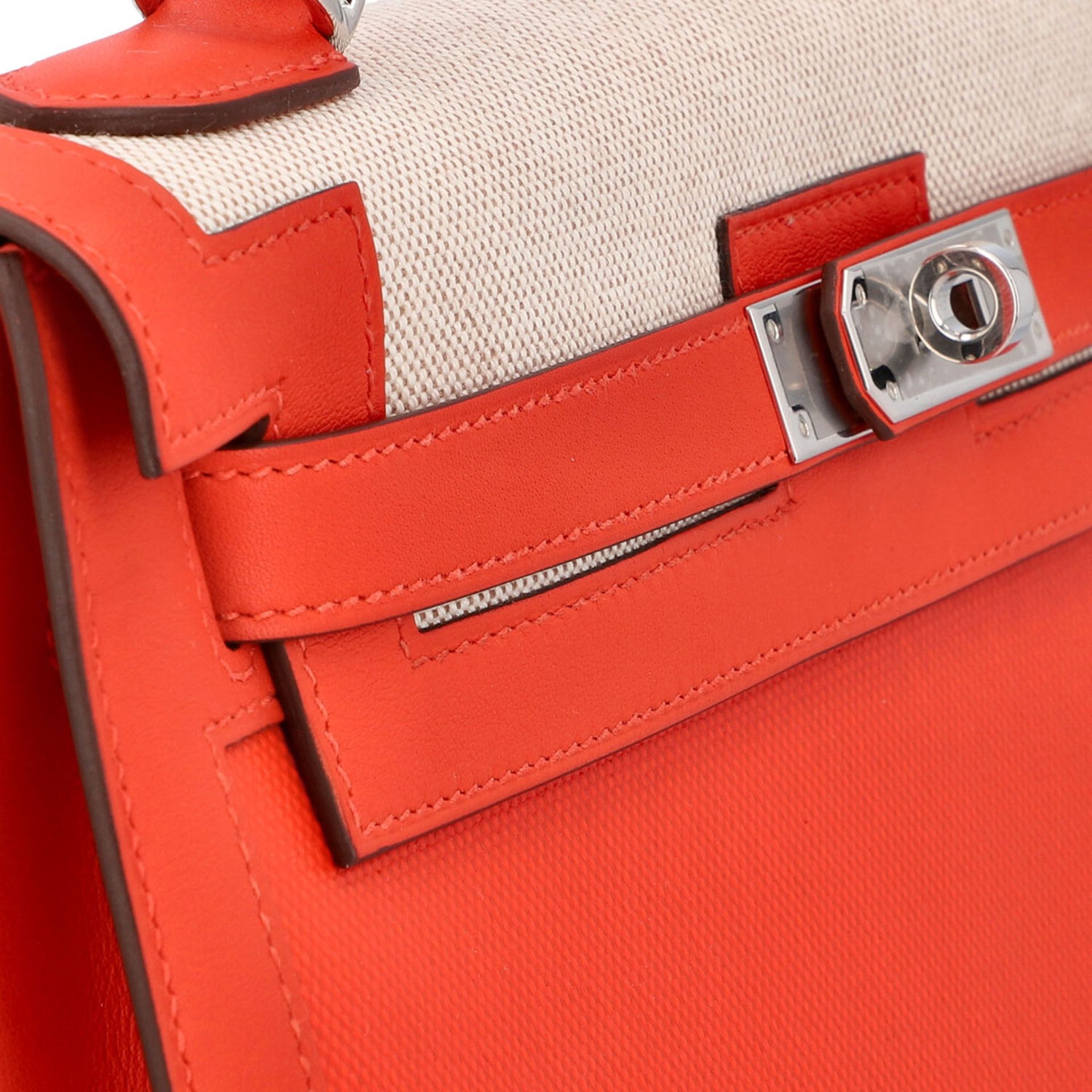 HERMÈS Handtasche "SAC KELLY II SELLIER 32". - Image 8 of 9