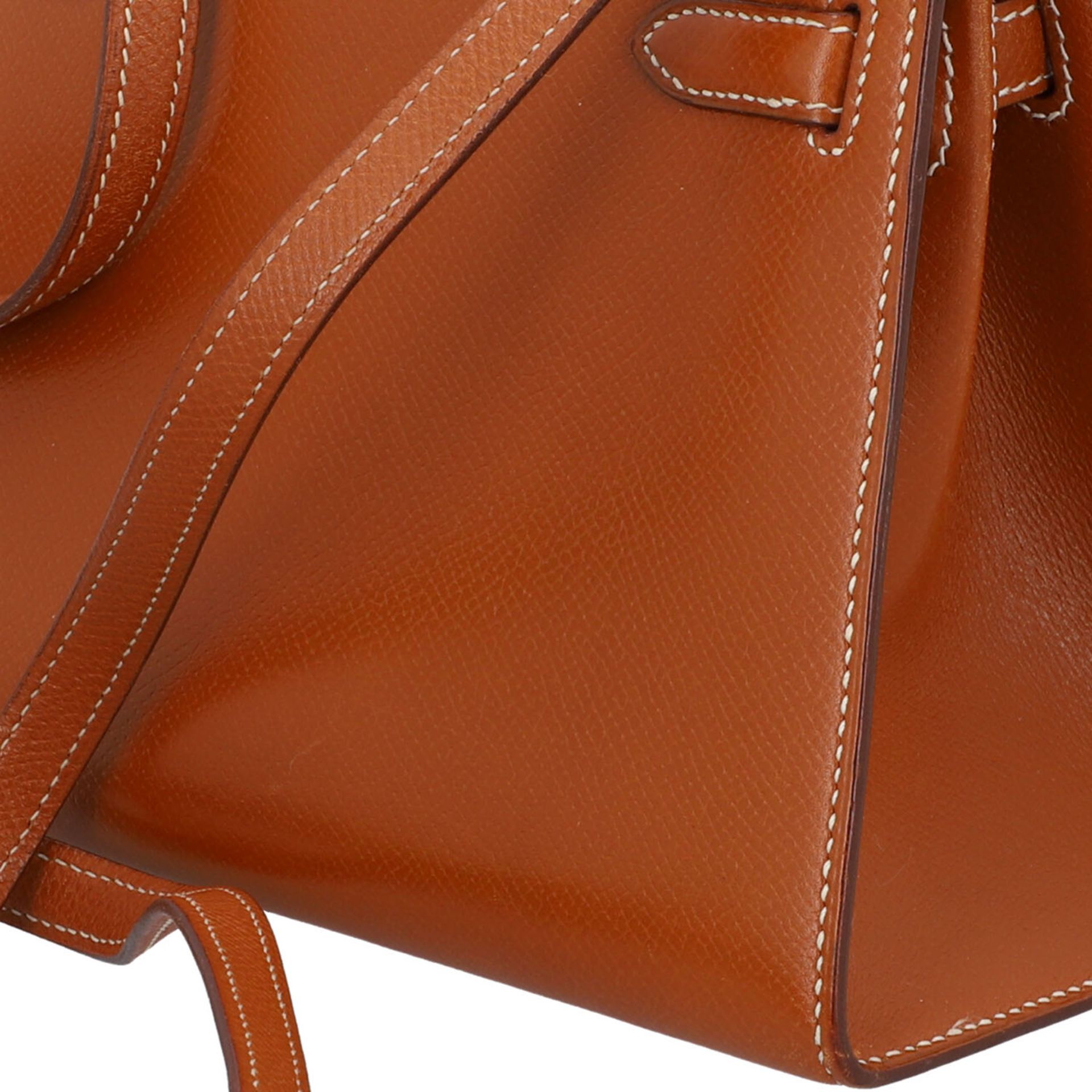 HERMÈS VINTAGE Schultertasche KELLY 20 SELLIER". - Image 9 of 10