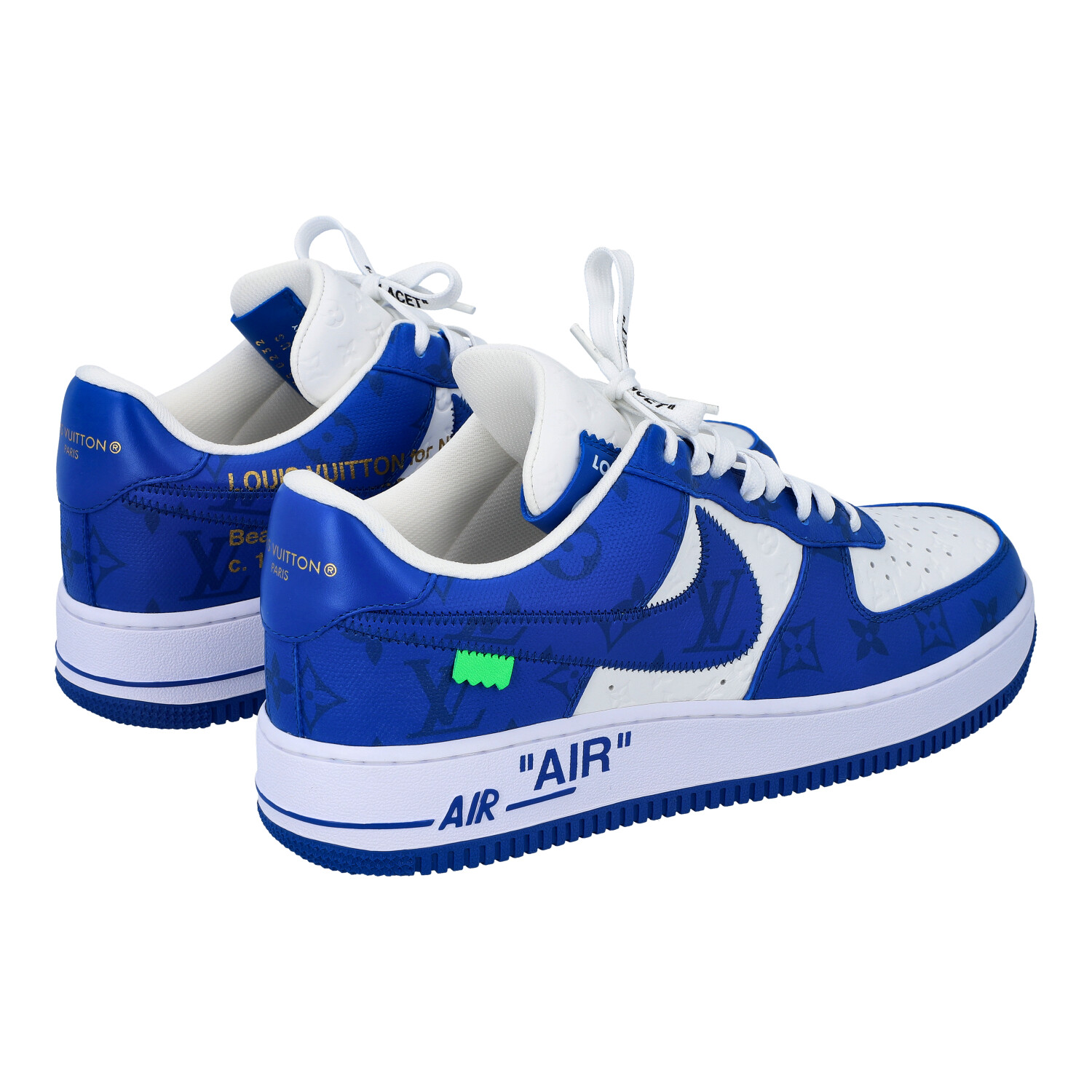 LOUIS VUITTON x NIKE Sneakers "AIR FORCE 1", Gr. 9. - Image 3 of 10