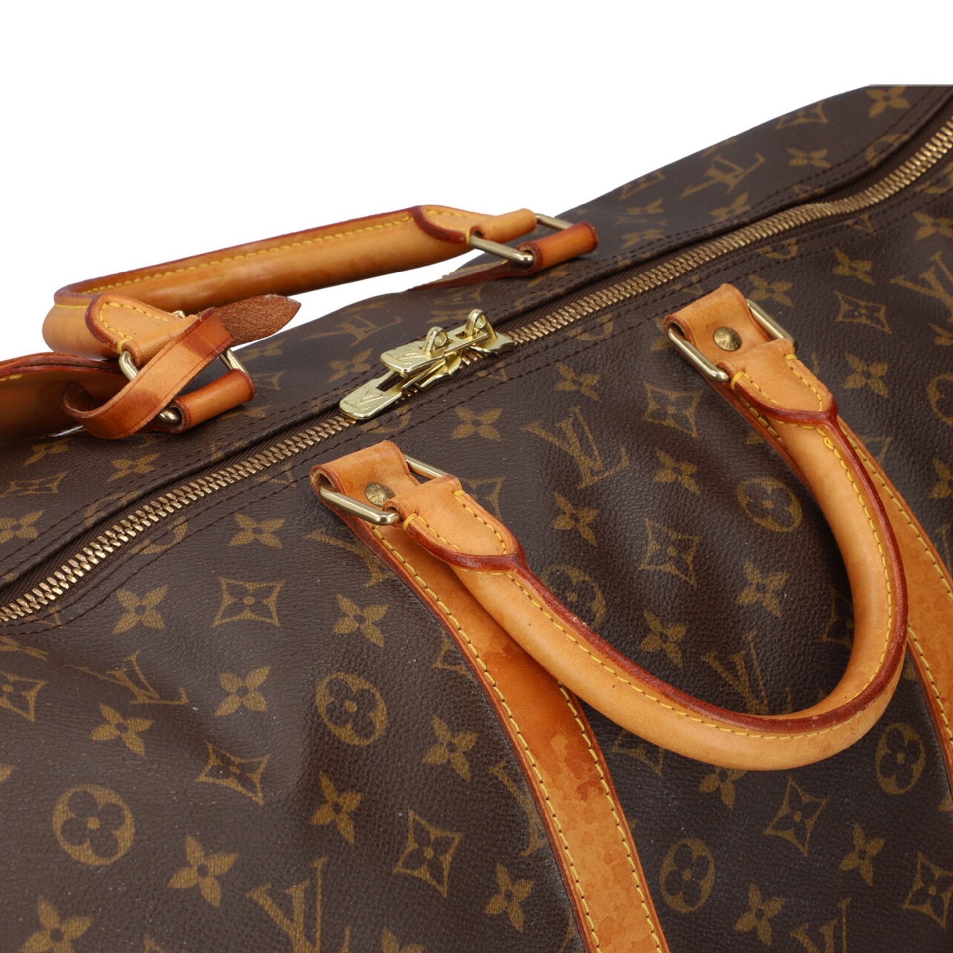 LOUIS VUITTON VINTAGE Weekender "KEEPALL 55". - Image 7 of 8