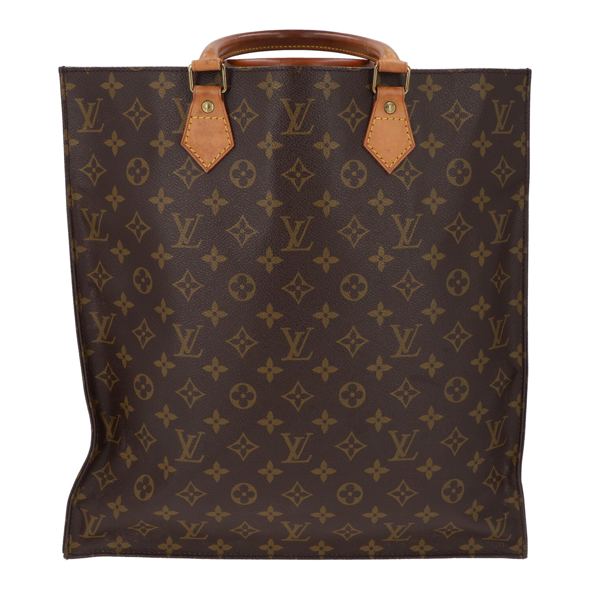 LOUIS VUITTON VINTAGE Handtasche "SAC PLAT". - Image 4 of 8