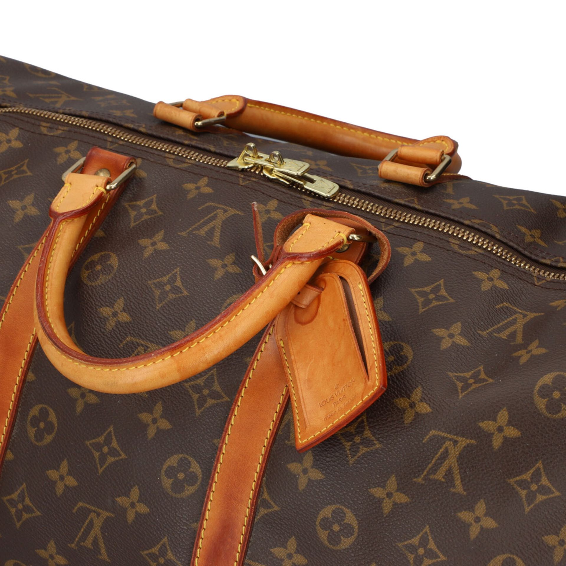 LOUIS VUITTON VINTAGE Weekender "KEEPALL 55". - Image 6 of 8