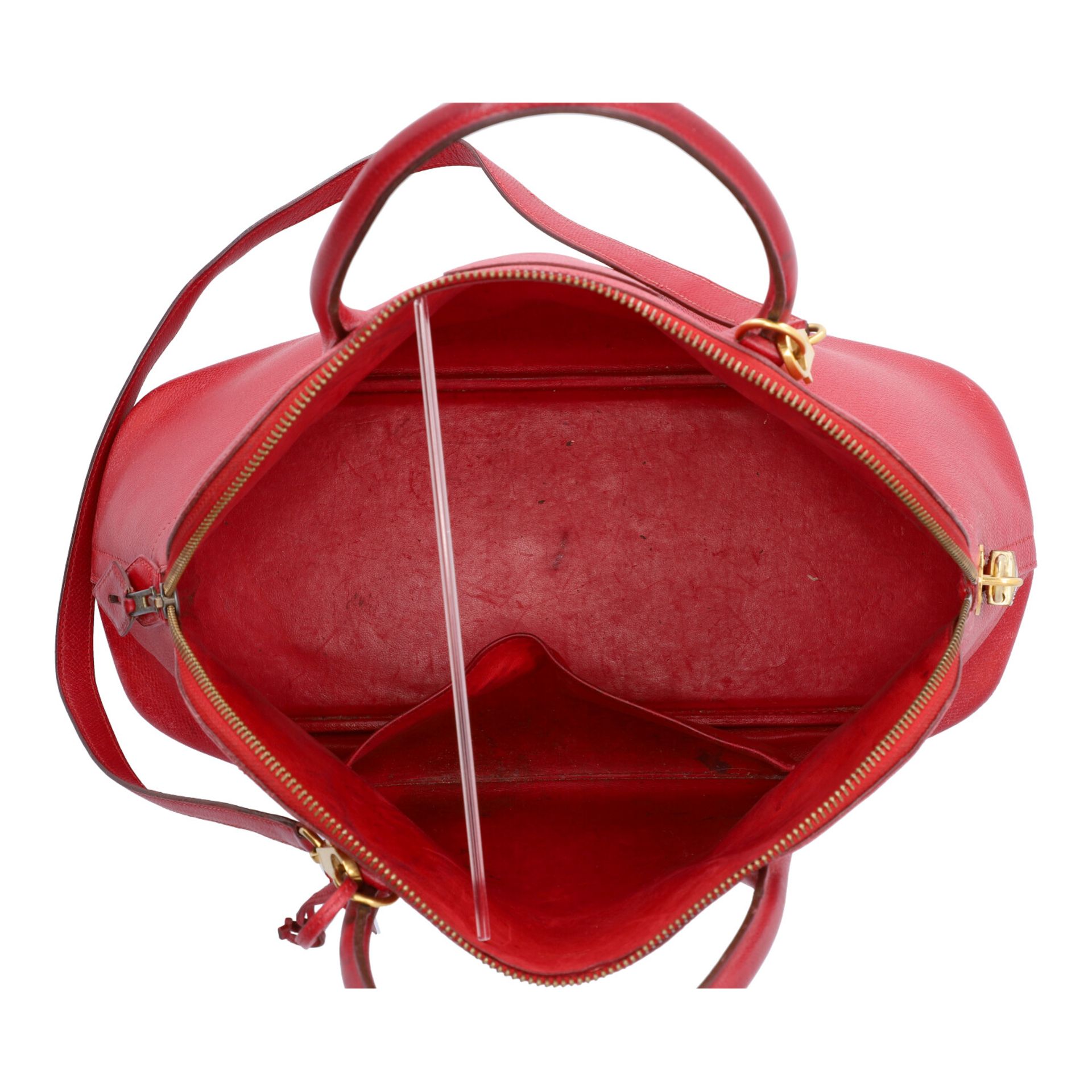 HERMÈS VINTAGE Handtasche "BOLIDE 35". - Image 6 of 8