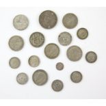 1937 Crown and a selection of other British silver coins