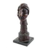 After Pablo Picasso, Head of a Woman (Tête de femme), Bronze casting H 41cm