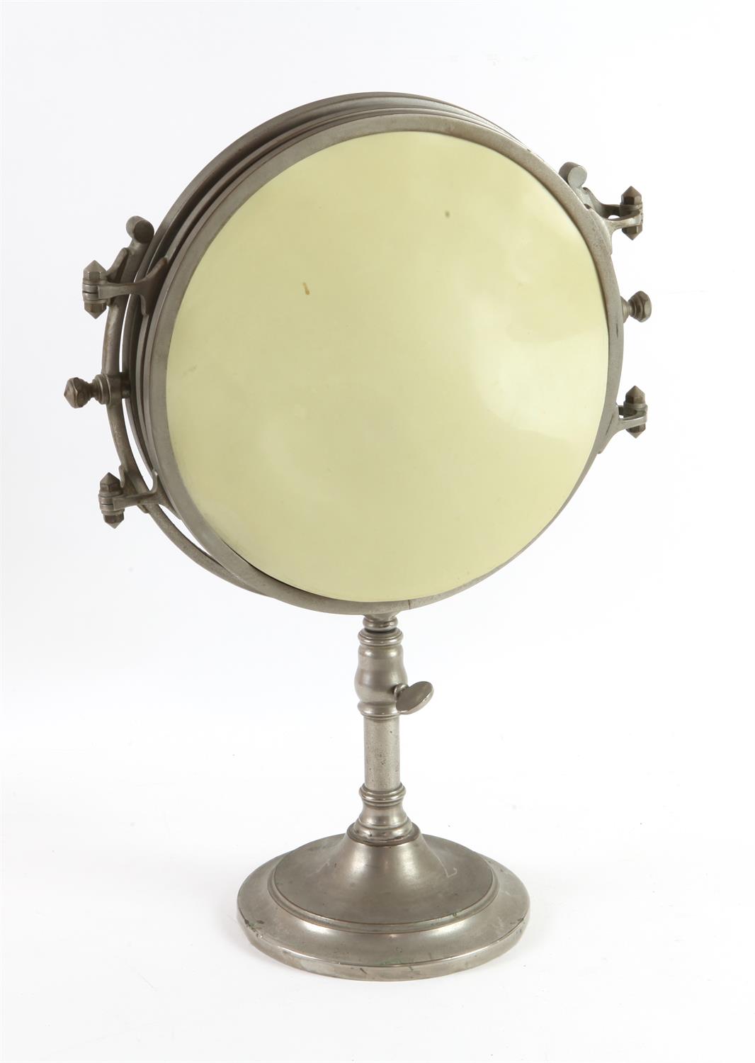 Art Deco Mirophar Brot cast metal triple mirror,42cm high, - Image 2 of 3