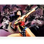 Alex Ross (b. 1970), 'Wonder Woman: Defender of Truth'. Print in colours. Signed and numbered