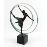 Jennine Parker (b. 1971), 'Elevation'. Bronze sculpture. Edition 189/195. 48 x 38cm.