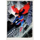 Alex Ross (b. 1971), 'Superman Twentieth Century'. Limited-edition print. Signed and numbered