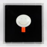 Doug Hyde (b. 1972), 'The Smile (objet d'art)', limited-edition modern sculpture in 3-D frame.