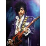 Nick Holdsworth (contemporary), 'When Doves Cry'. Limited-edition print. Numbered 31/95. Framed.