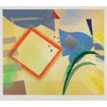 Stephen Bartlett (b.1924), Untitled. Geometric abstract screenprint. Indistinctly signed and