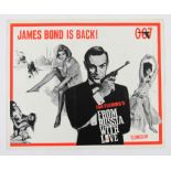 James Bond From Russia With Love (1963) Original 'Bond is Back!' Synopsis, 8.25 x 10 inches.