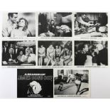 A Season of James Bond 007 (1972) Set of 8 Black and White Front of House cards, 10 x 8 inches (8).