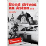 James Bond - UK Aston Martin Thunderball poster, this from a limited edition re-release of 400