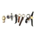 Tregrov 25 jewel automatic Swiss gents watch and a selection of other gents wristwatches