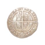 Elizabeth I coin, silver hammered sixpence 1574