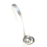 Scottish provincial Dundee silver sauce ladle by William Constable c1810