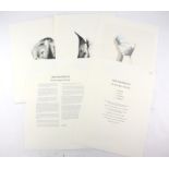 Lino Mannocci (b. 1945), 'Four Ages of the Day', series of four lithographs, with introductory text,