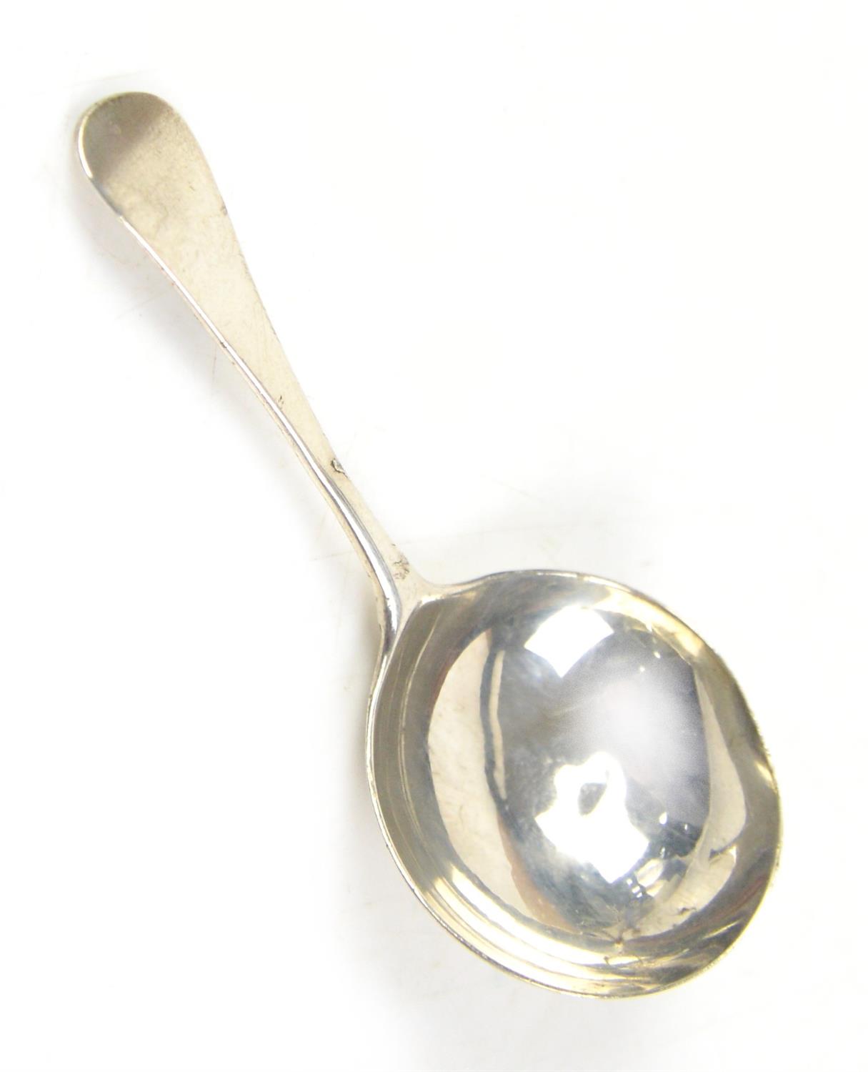 Georgian silver caddy spoon by Peter, Ann and William Bateman London 1804