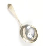 Georgian silver caddy spoon by Peter, Ann and William Bateman London 1804