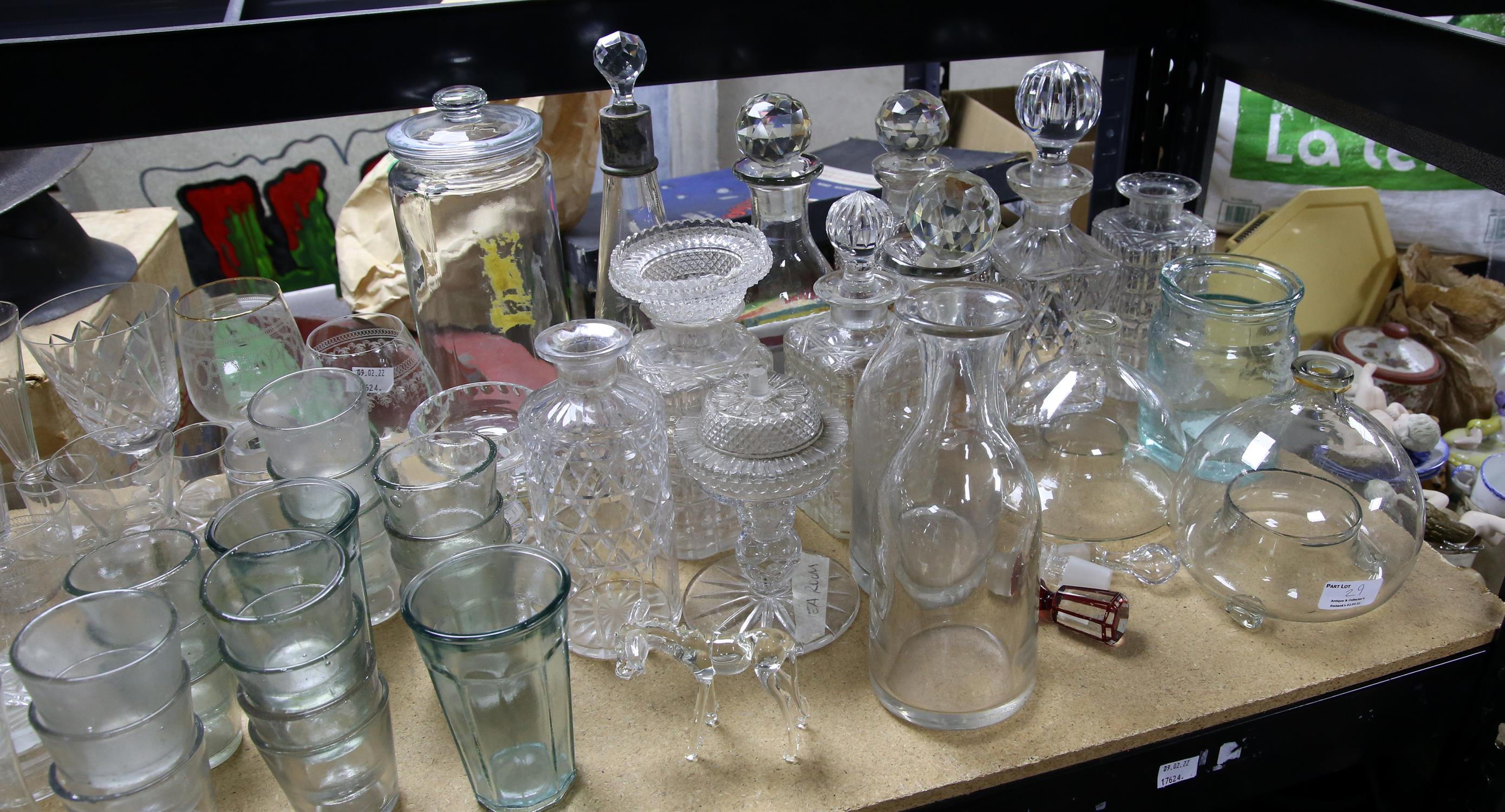 Various drinking glasses, decanters and other glassware Purchased for the production of the second - Image 2 of 3