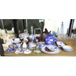 19th century and later British and Oriental ceramics, to include blue and white china,