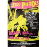 20+ Music and Concert posters including Sex Pistols, U2 Pop, The Stranglers, Peter Gabriel,