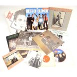 Interesting collection of 18 New Wave / Punk LPs + 12” and 7”s to include Television Adventure red