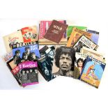 Large collection of over 60 music books and magazines. Mainly from the 60s – 80s,