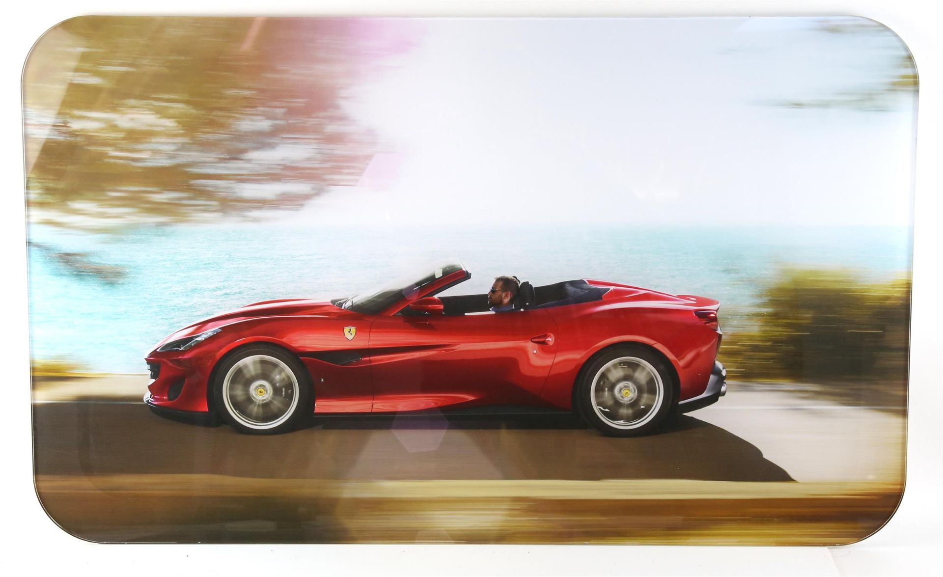 Four large Maranello dealership artwork pieces - includes Ferrari California, Ferrari FF & two - Image 5 of 5