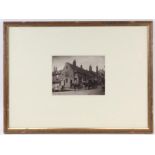 Frank Meadow Sutcliffe (British, 1853-1941), 'Cart Horses'. Photograph. Framed and glazed.