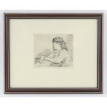 AMENDED ESTIMATE Llewellyn Petley-Jones (1908-1986). Portrait of a Seated Lady. Etching,