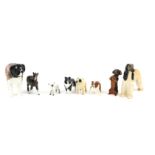 Beswick St Bernard Corna Garth Stroller, Afghan Hound Hajubah Of Davlen, Pug, Bulldog Bosun