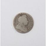 George I silver shilling coin 1723