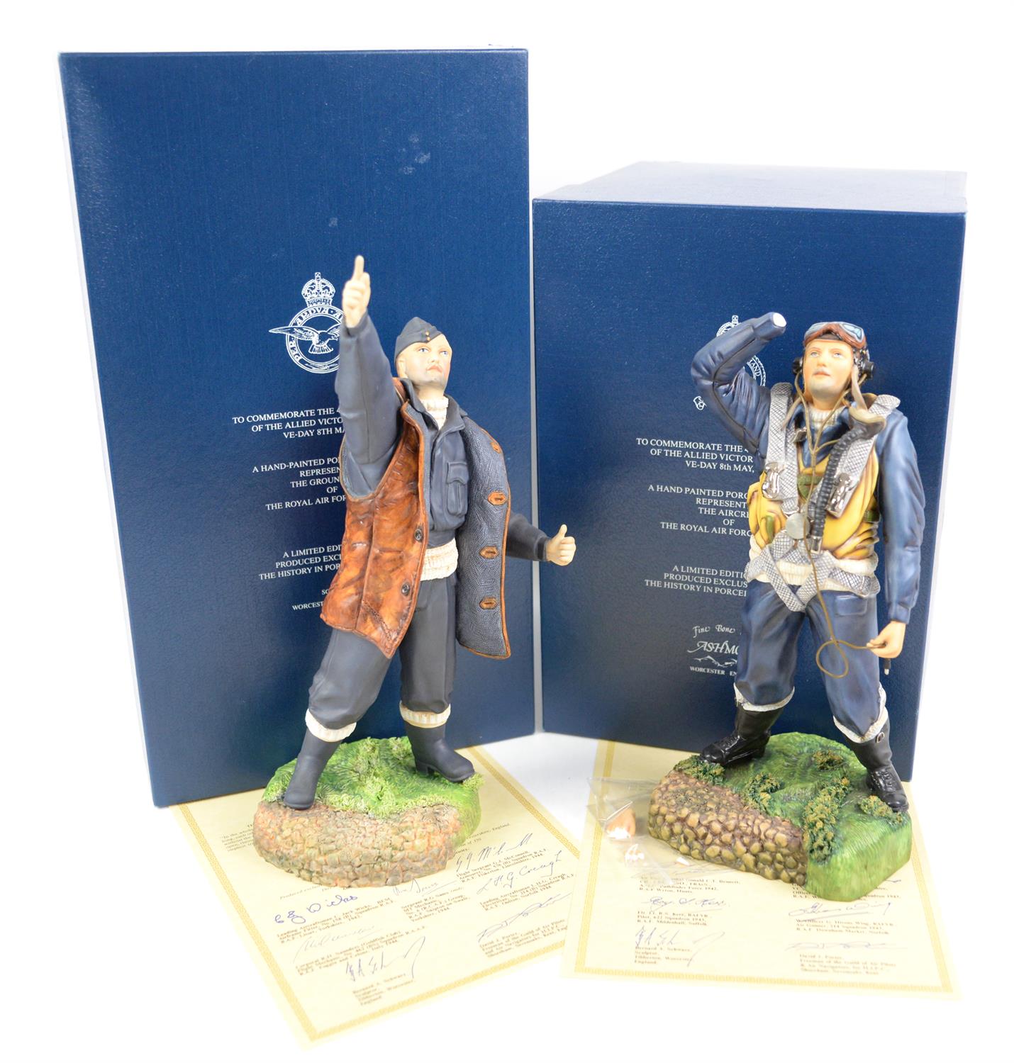 Ashmor Fine China for 'History in Porcelain' limited edition figure representing The Aircrew of The