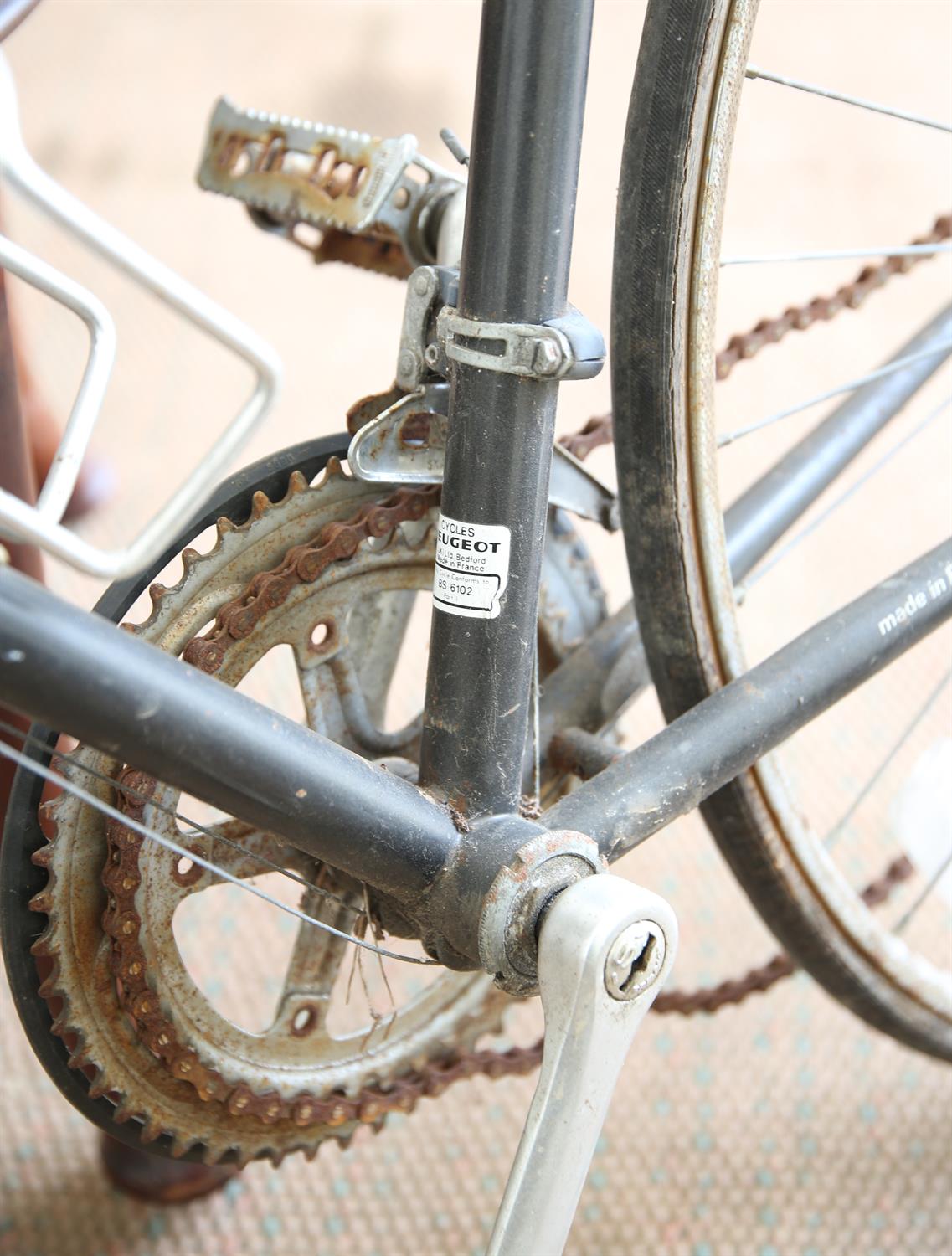 A vintage Peugeot racing bike - Image 3 of 7