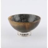 Silver and horn libation cup by Maxwell Aylwin and co, London 2001