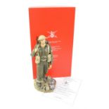 Ashmor Fine China for 'History in Porcelain' limited edition figure depicting An Infantryman 1939 -