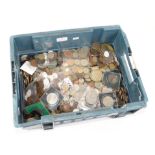 A large quantity of coins