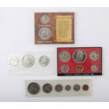 United States bicentennial silver uncirculated coin set 1776-1976 featuring silver dollar,