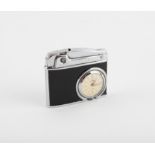 Buler lighter, a lighter and watch combination, watch with cream dial and baton hour markers,