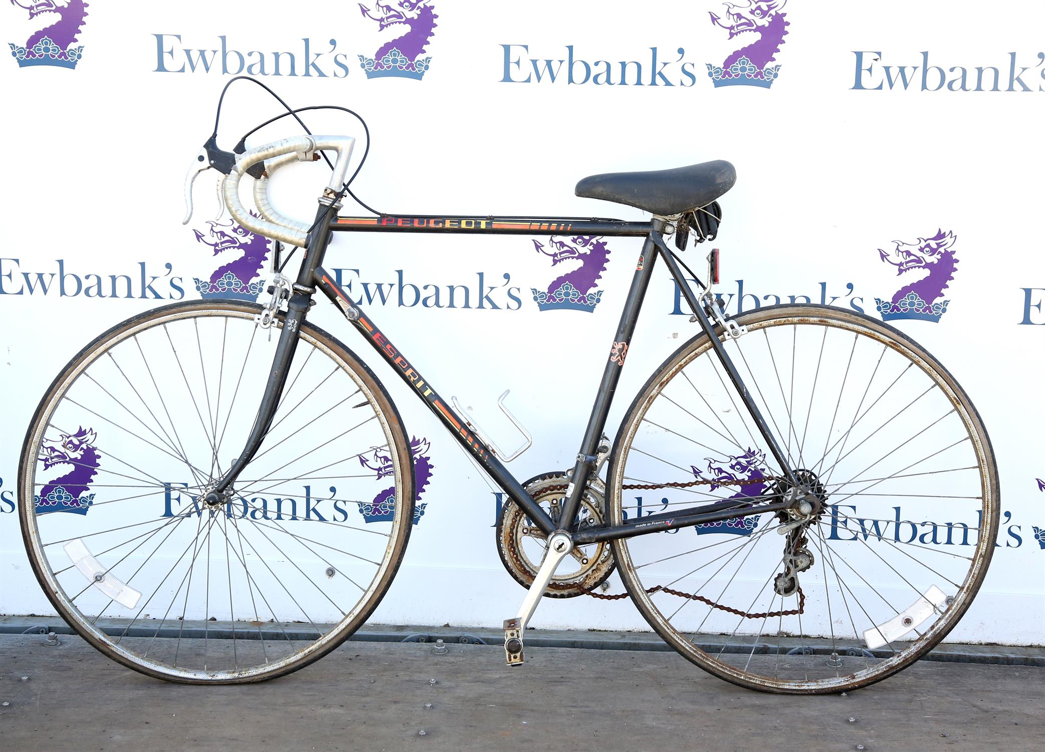 A vintage Peugeot racing bike