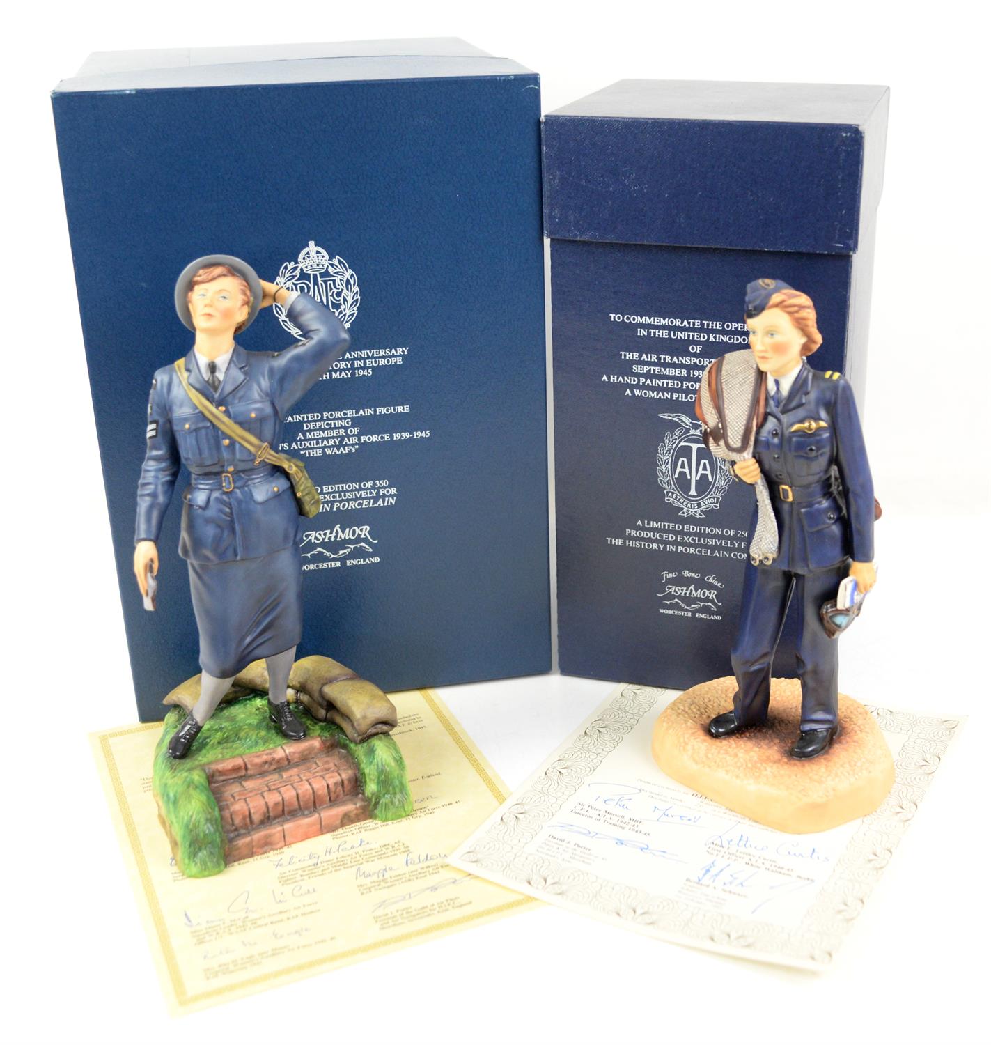 Ashmor Fine China for 'History in Porcelain' limited edition figure representing The Women's