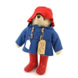 1980s Paddington Bear soft toy, with travel label and Film Fair Ltd boots To be sold on behalf of