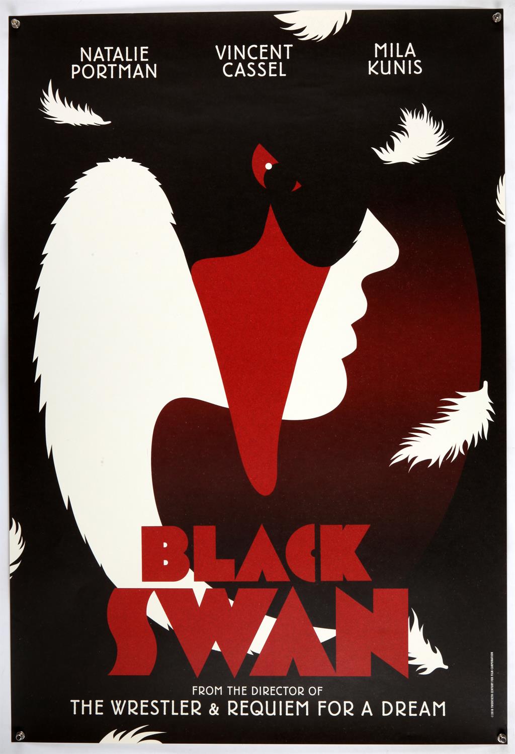 Black Swan (2010) Four Advance One Sheet film posters by the London design firm La Boca, - Image 4 of 4