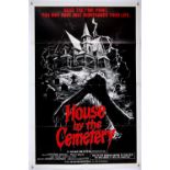 House by the Cemetery (1984) US One Sheet film poster, folded, 27 x 41 inches.