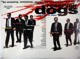 Reservoir Dogs (1992) British Quad film poster, directed by Quentin Tarantino and starring Harvey