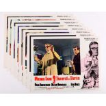 Funeral in Berlin (1966) Set of 8 US Lobby Cards starring Michael Caine, 11 x 14 inches (8).