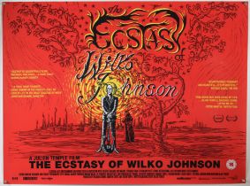 The Ecstasy of Wilko Johnson (2015) British Quad film poster, documentary by Julian Temple, rolled,